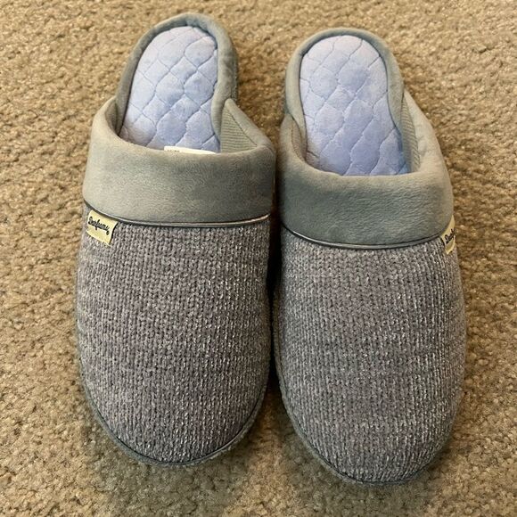 Dearfoams No Sweat Memory Foam Slippers - Picture 1 of 5